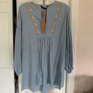BWNOT ZARA LONG SLEEVE SUN DRESS